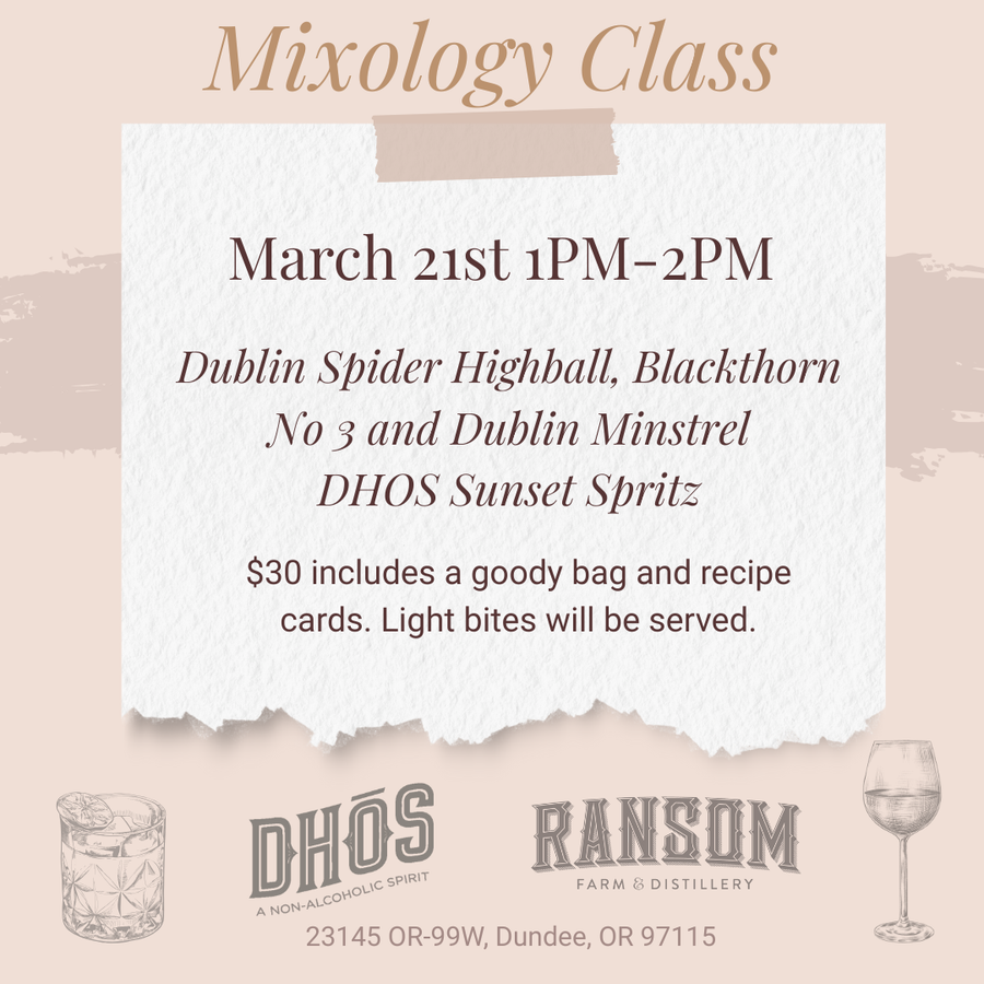 March Mixology Class