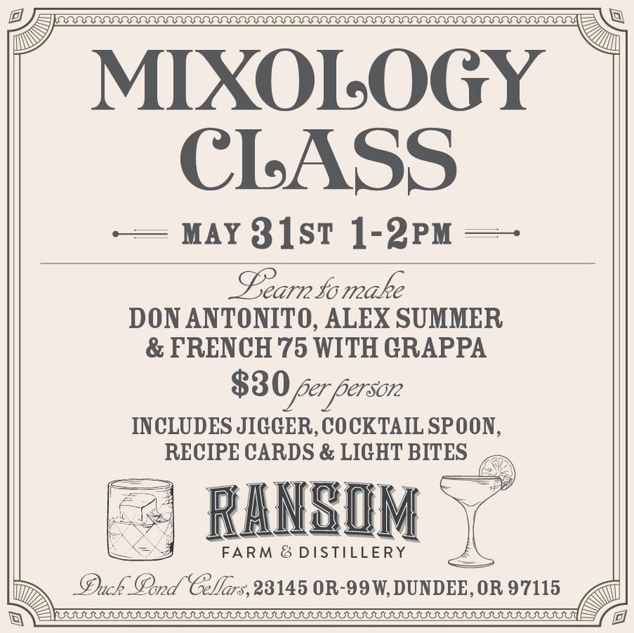 May Mixology class