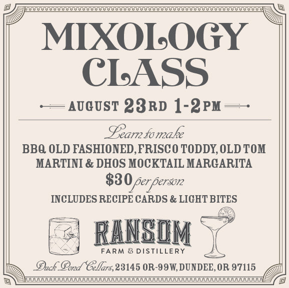 August Mixology class